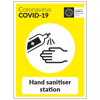 Coronavirus Hand Sanitiser Station Sign Coronavirus Hand Sanitiser Station Sign